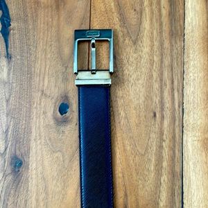 Authentic Mens Salvatore Ferragamo two-sided leather belt.